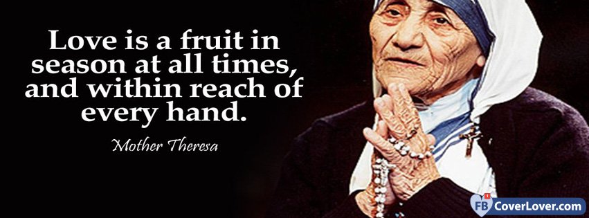 Mother Theresa Love Quote