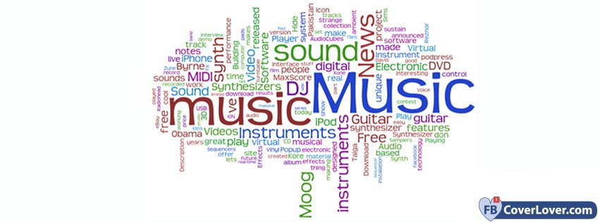 Music Words Cloud