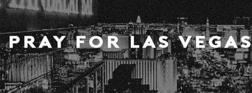 Pray For Vegas Black And White