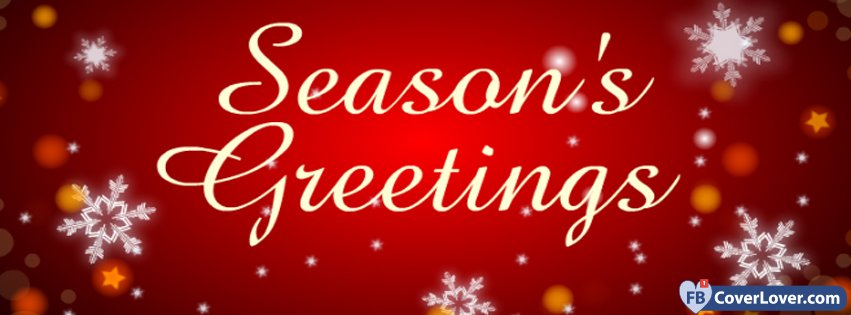 Red Seasons Greetings