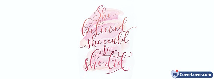 She Believed She Could