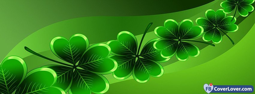 St Patricks Day Clovers String