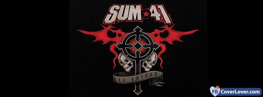 Sum41 13 Voices Album Cover