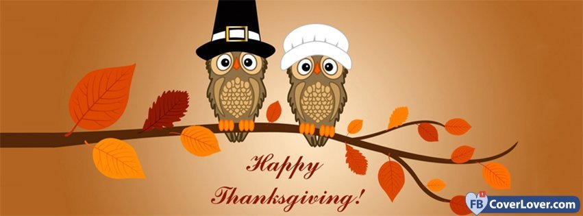 Happy Thanks Giving Owls