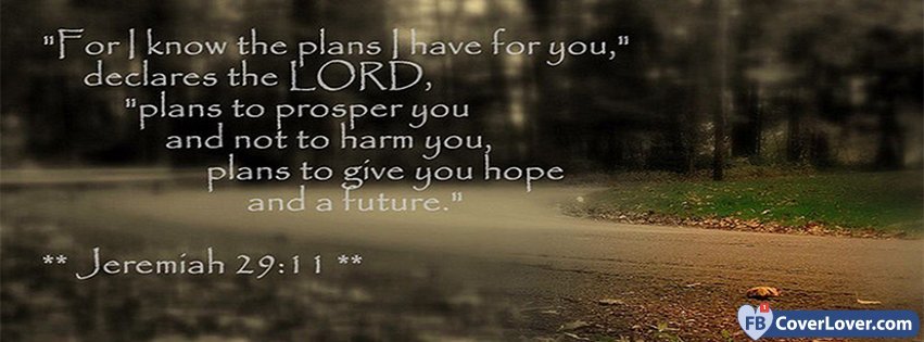 The Plans I Have For You Jeremiah 29 11