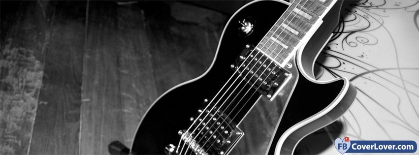 Black Les Paul Guitar