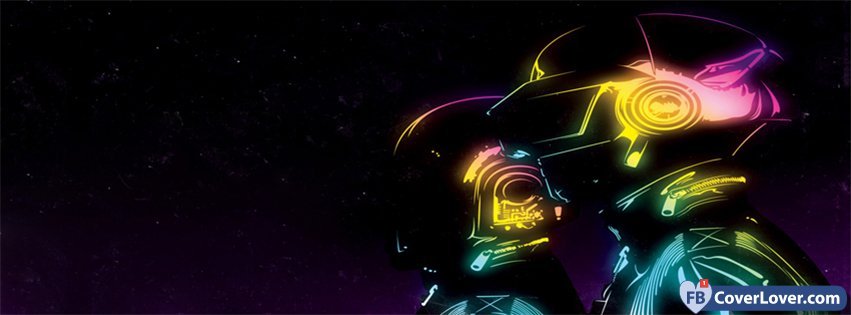 Daft Punk Colorful Helmets