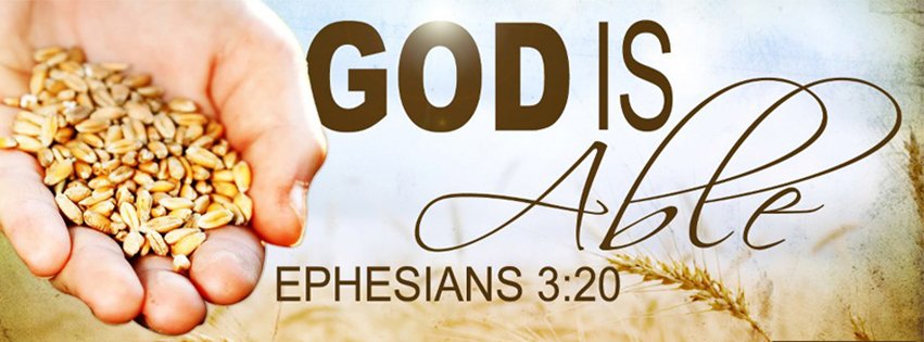 God Is Able Ephesians 3:20