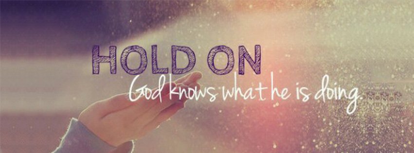 God Knows What Hes Doing Religion Christian Facebook Cover 