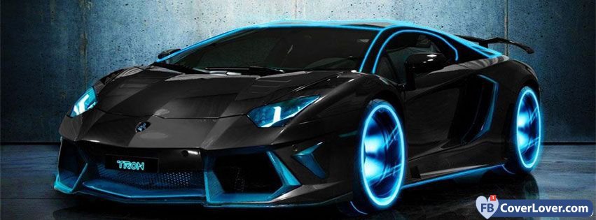Lamborghini Aventador Tron Car