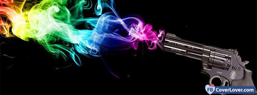 Gunshot Colorful Smoke