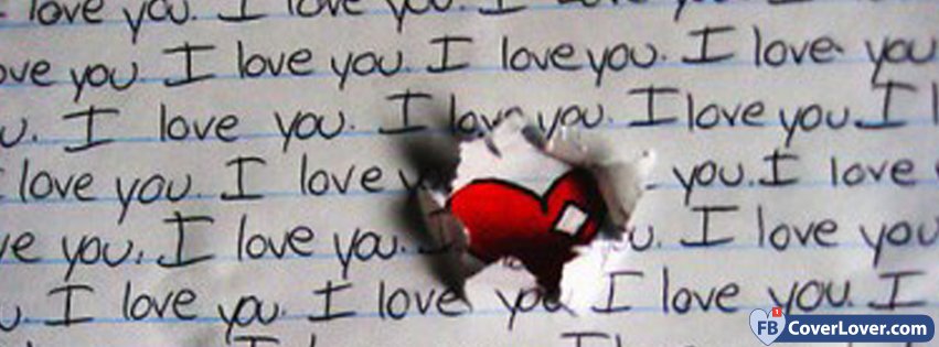 I Love You Paper 