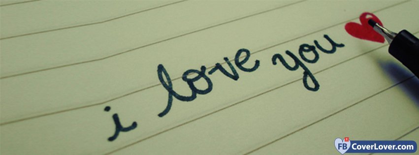 I Love You Written With Pen 