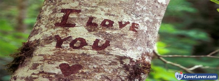 I Love You Carved On A Tree