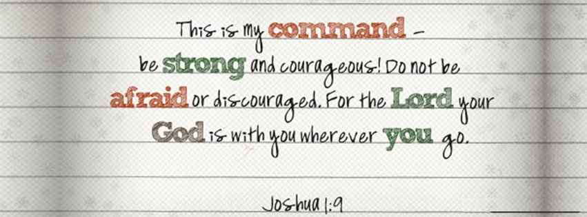 Your God Is With You Joshua 1 9