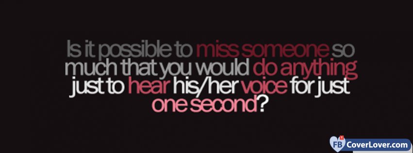 Miss Someone