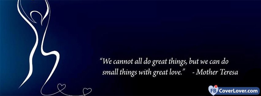 Small Things With Great Love