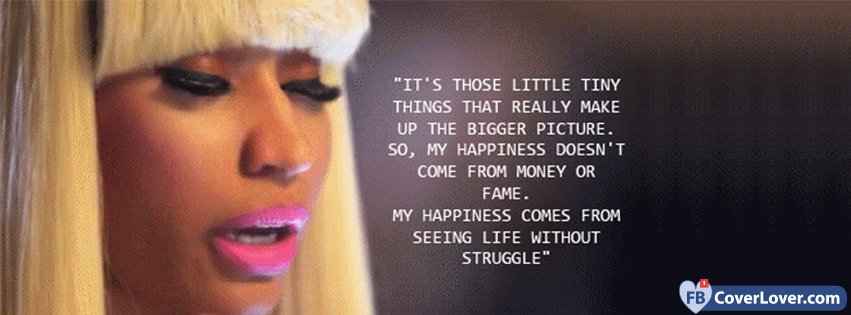 Nicki Minaj Happiness Quote