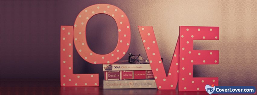 Pink Love Letters And Books