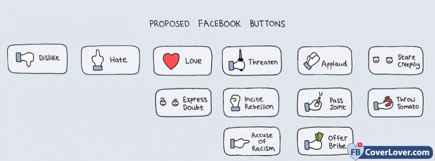 Proposed Facebook Buttons