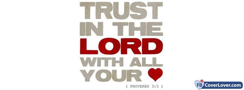 Trust In The Lord Proverbs 3 5 