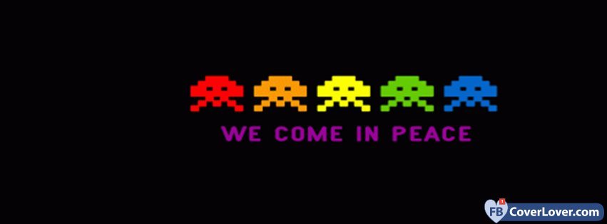 Space Invaders Come In Peace 