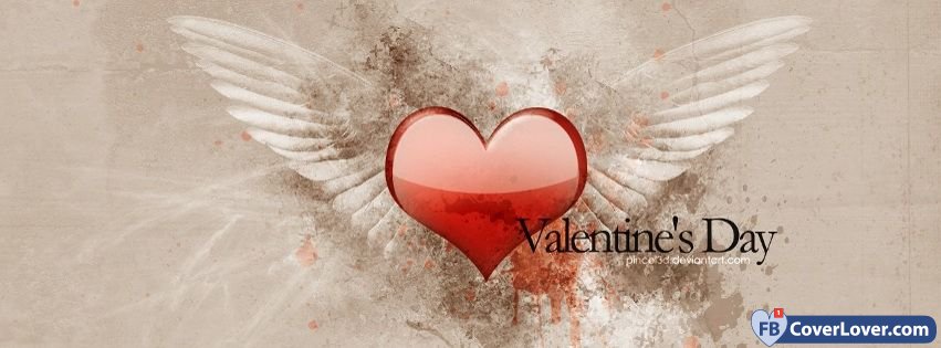 Valentine Heart Angel Wings