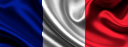 French Flag Floating Facebook Covers