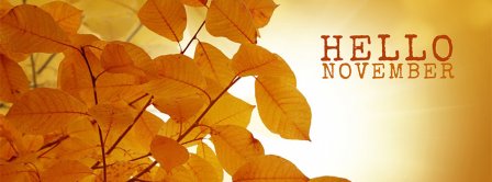 Hello November  Facebook Covers