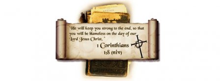 1 Corinthians 1 8  Facebook Covers