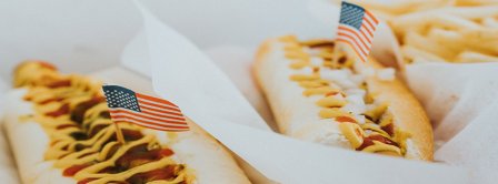 4th Of July Hot dogs Facebook Covers