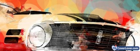 Abstract Artistic Car Facebook Covers