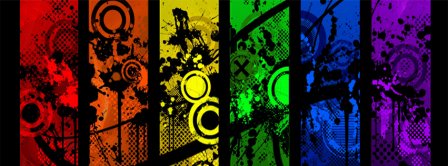 Abstract Artistic Colours Palette  Facebook Covers