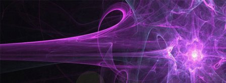 Abstract Artistic Electric Purple  Facebook Covers