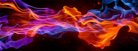 Abstract Artistic Fire  Facebook Covers