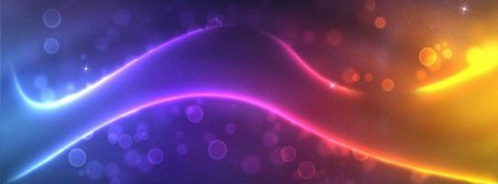 Abstract Artistic Light And Bubbles  Facebook Covers