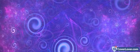 Abstract Artistic Purple Circles  Facebook Covers
