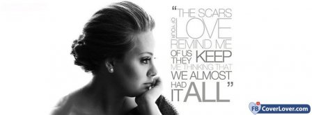 Adele Lyrics Facebook Covers