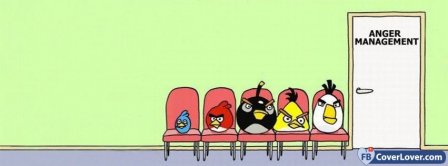 Angry Birds Anger Management  Facebook Covers