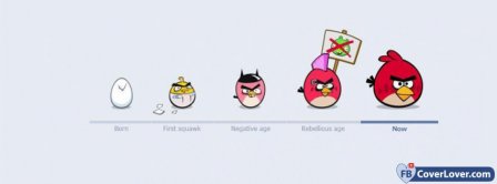 Angry Birds 14 Facebook Covers