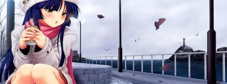 Anime Girl In Love Facebook Covers
