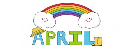 April Rainbow Facebook Covers
