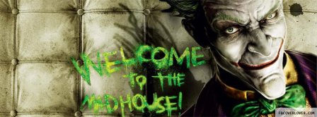 Arkham Asylum Joker  Facebook Covers