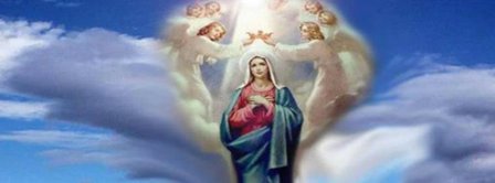 Assumption Of Holy Mother Of God Virgin Mary Facebook Covers