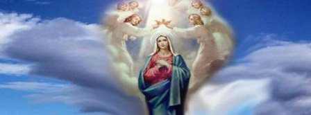 Assumption Of Holy Mother Of God Virgin Mary Facebook Covers