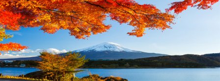 Autumn Mount Fuji 2 Facebook Covers