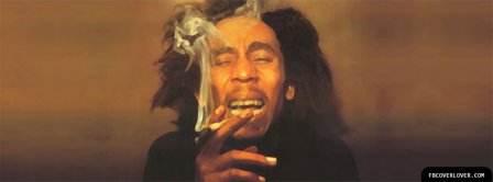 Bob Marley Smoking Facebook Covers