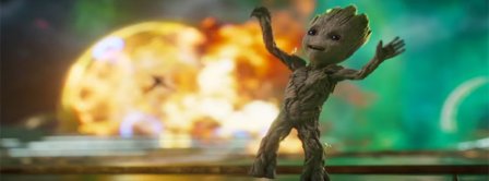 Baby Groot Dancing Facebook Covers