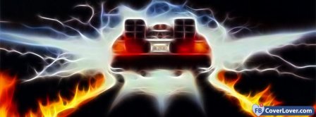 Back To The Future Dolorean 2 Facebook Covers
