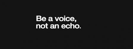 Be A Voice Facebook Covers